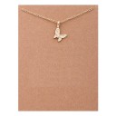 Colar feminino delicado com pendente G762 2