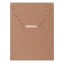 Colar feminino delicado com pendente G762 6