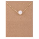 Colar feminino delicado com pendente G763 9