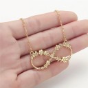 Colar feminino infinito D307 1