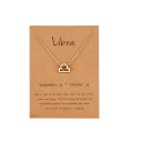 Colar feminino signo do zodíaco D185 21