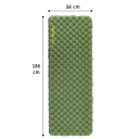 Colchão de camping insuflável ultraleve 186x58x8 cm R-valor 4,6 Colchão dobrado até -20 °C Equipamento de turismo ao ar livre 10