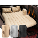Colchón inflable universal para automóvil 80 x 130 cm PVC Colchón de viaje con 2 almohadas Protector lateral para niños Colchoneta de descanso 5