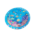Colchoneta de juego acuático para niños de 95 cm, almohada inflable de PVC para bebés y niños pequeños, almohadilla abdominal de verano para exteriores, desarrollo motor. 2