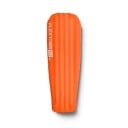 Colchoneta inflable forma de momia 196 x 55 cm Valor R 5,6 a 6,0 Superficie 100 % nylon Ultraligera Naranja Para camping y senderismo 1