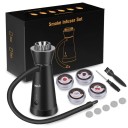Cold Smoke Generator for Drinks and Food Set with 4 Chips 2xAA Batteries Quick Smoking Technology for Cocktails Meat Cheese 2