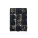 Colecção Elegante de 12 Bolas de Natal 6 cm com cinco padrões diferentes Decorações para árvore de Natal Decoração 6 x 6 x 7 cm para decoração festiva 6