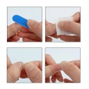 Colección de uñas en forma de almendra tamaño mediano 24 uds Tips acrílicos autoadhesivos para manicura en casa Diseño moderno 2