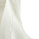 Colete feminino elegante de cor sólida com decote em V Fecho de botões Blusa de poliéster sem mangas Estilos várias cores 4