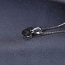Colgante de corazón negro 4