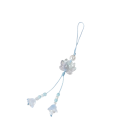 Colgante de cuentas con loto Resina Adorno decorativo para llaves bolso mochila Símbolo espiritual accesorio de moda 4