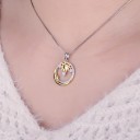 Colgante de mujer con sol y luna G626 2