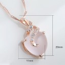 Colgante de mujer en cadena Gota 3