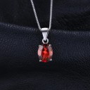 Colgante de piedra preciosa roja 3