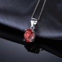 Colgante de piedra preciosa roja 4