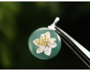 Colgante de plata para mujer con cadena Lotus 1