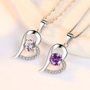 Colgante de plata para mujer Corazón J1224 5