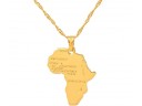 Colier pentru femei cu Africa 10