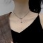 Colier pentru femei cu choker cu planetă 6