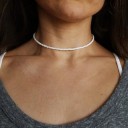 Collana choker con perline da donna 1
