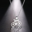 Collana con bicicletta 5