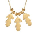 Collana con ciondolo bambini 11