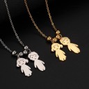 Collana con ciondolo bambini 1