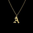 Collana con lettera dell'alfabeto D315 S