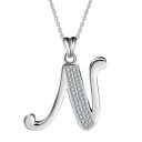 Collana con lettera dell'alfabeto D620 17