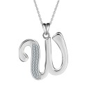 Collana con lettera dell'alfabeto D620 26