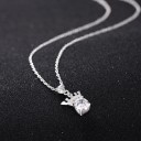 Collana d'argento con zirconia 3