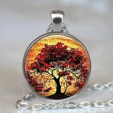 Collana da donna con albero 8