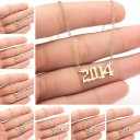Collana da donna con anno di nascita 1