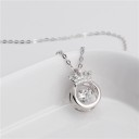 Collana da donna con ciondolo corona 4