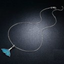 Collana da donna con coda di sirena G592 5