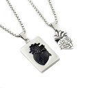 Collana da donna con cuore 2 pz 1