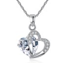 Collana da donna con cuore D138 8