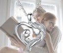 Collana da donna con cuore D762 1