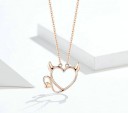 Collana da donna con cuore diavolesco 1