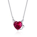 Collana da donna con cuore infernale 4