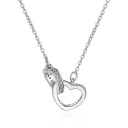Collana da donna con cuori uniti M94 5