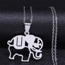 Collana da donna con elefante D284 2
