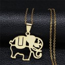 Collana da donna con elefante D284 1
