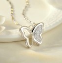 Collana da donna con farfalla G582 3