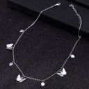 Collana da donna con farfalle e cuori 2