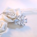 Collana da donna con fiore D451 4