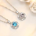 Collana da donna con fiore D539 2