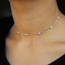 Collana da donna con fiori A1604 3