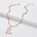 Collana da donna con lettera A2664 19