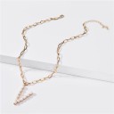 Collana da donna con lettera A2664 22